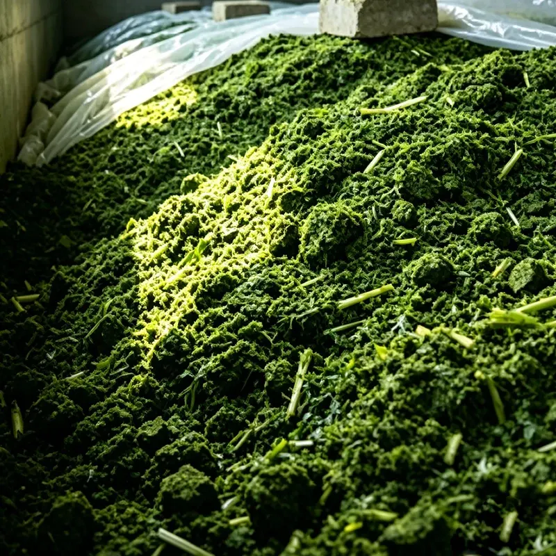 Insilato di mais fermentato a lungo termine