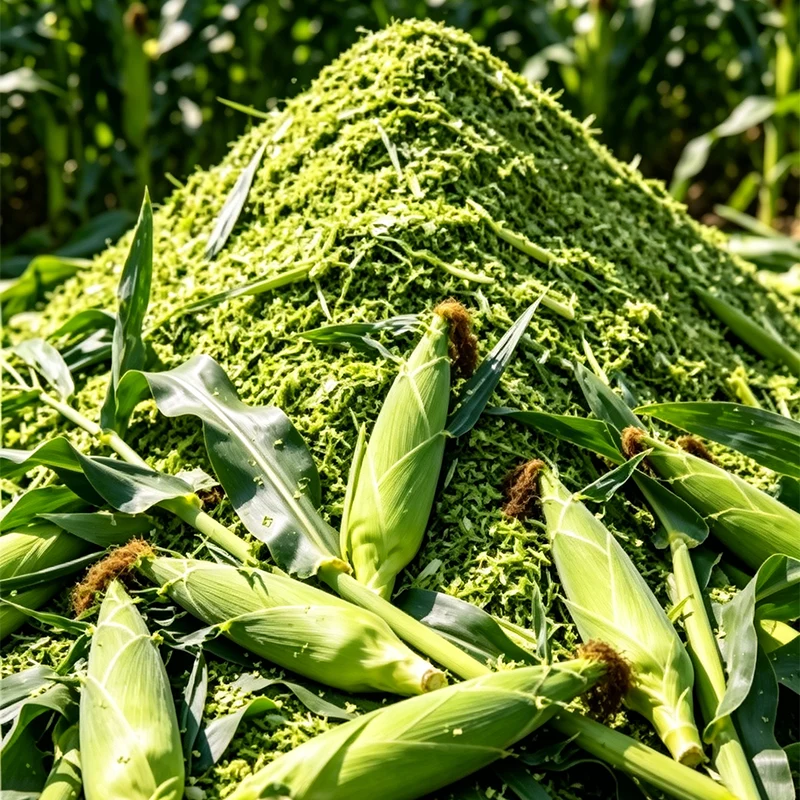 Insilato di mais verde intero non fermentato